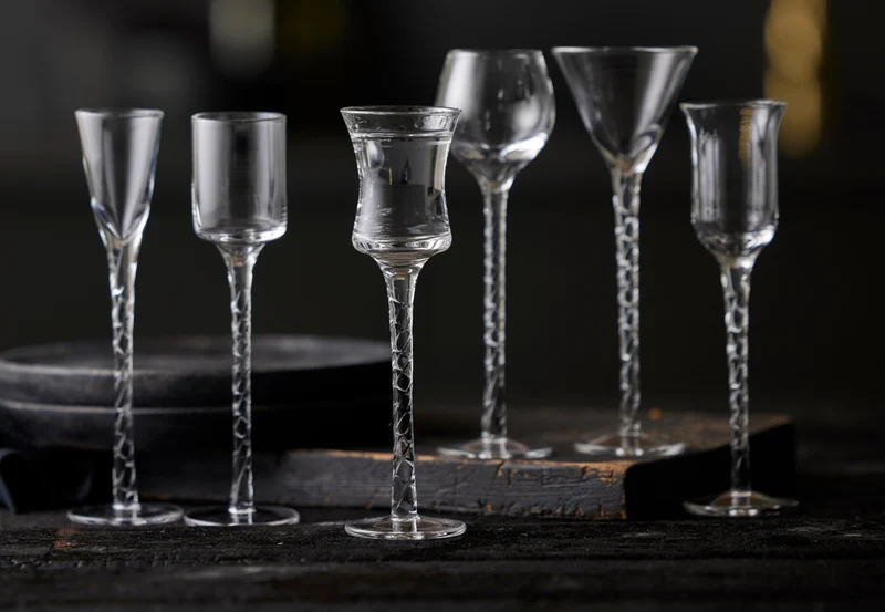 Lyngby Rom Schnappsglas klar 18 cm Set6