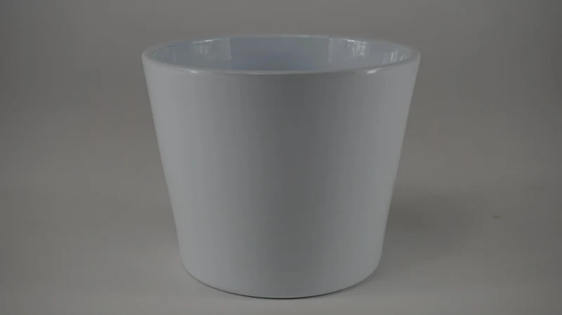 Konische Vase Glanzweiß 13 cm Serie 440