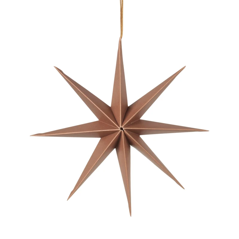 Broste Copenhagen STAR Papierhänger L indian tan 50 cm
