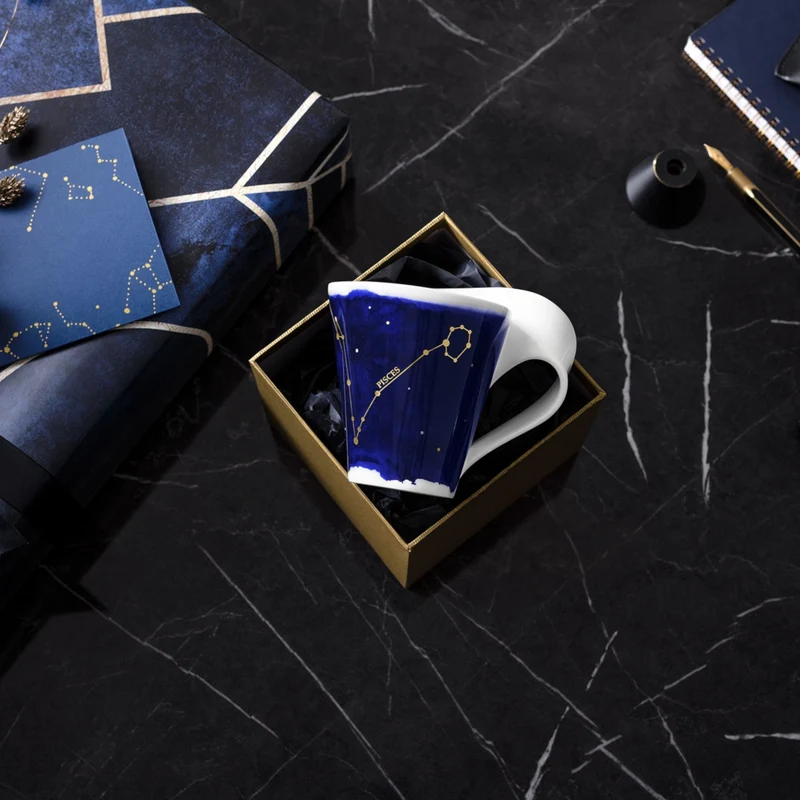 Villeroy & Boch New Wave Stars Becher mit Henkel Fische 0,3 l