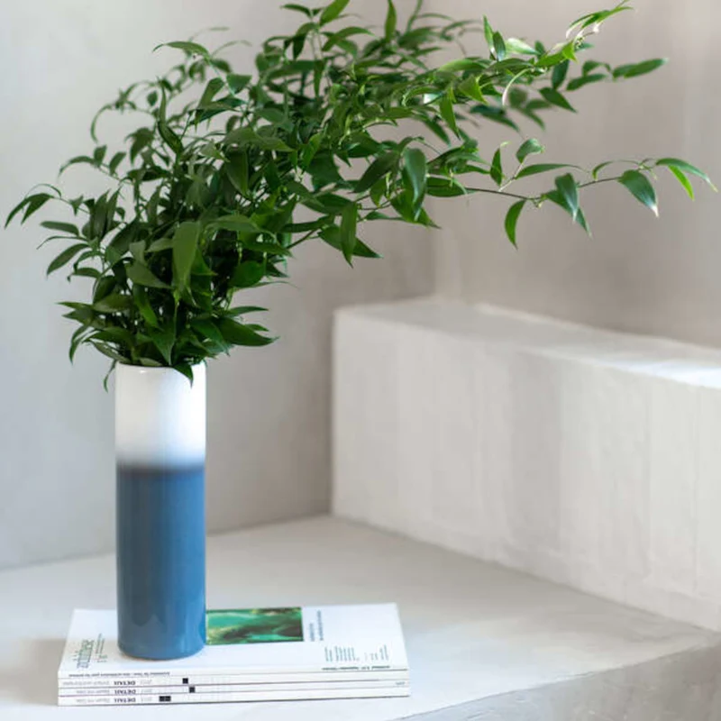 Villeroy & Boch Lave Home Vase Cylinder bleu gross 25 cm