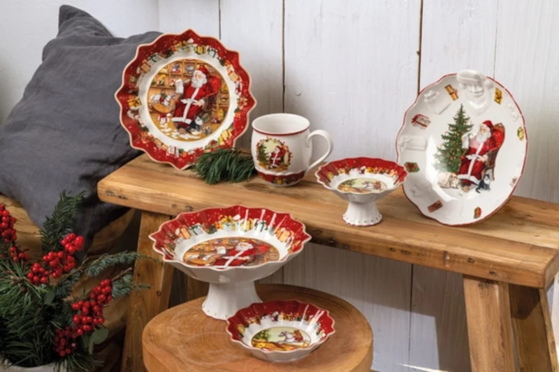 Villeroy & Boch Toy's Fantasy Schale groß Santa liest Wunschzettel