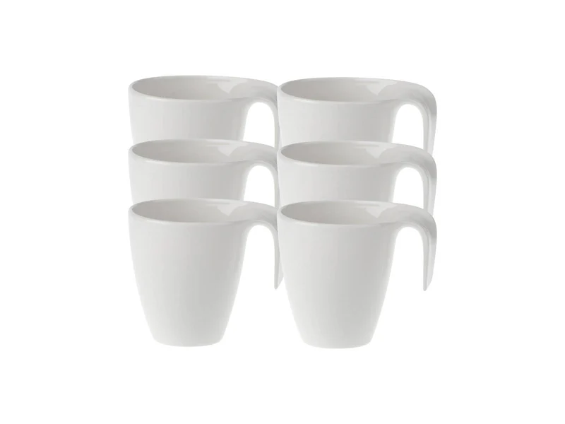 Villeroy & Boch Flow Becher mit Henkel 0,34 l Set6