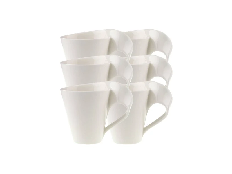 Villeroy & Boch New Wave Caffe Becher mit Henkel 0,3 l Set6