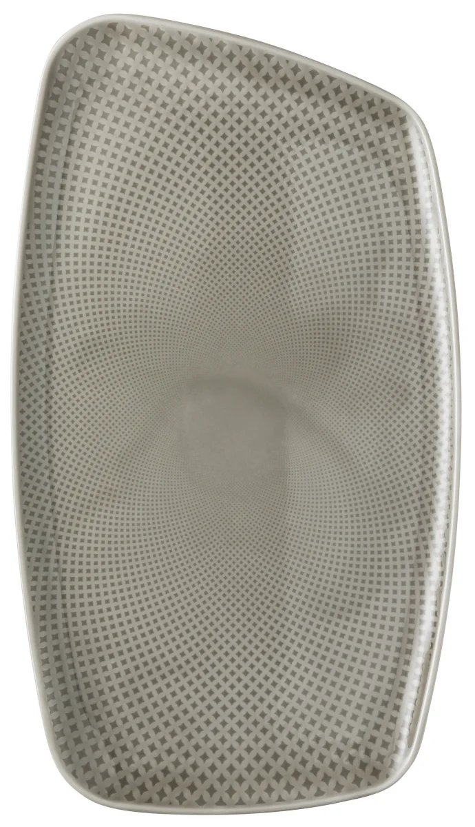 Rosenthal Junto Pearl Grey Platte 36 x 21 cm