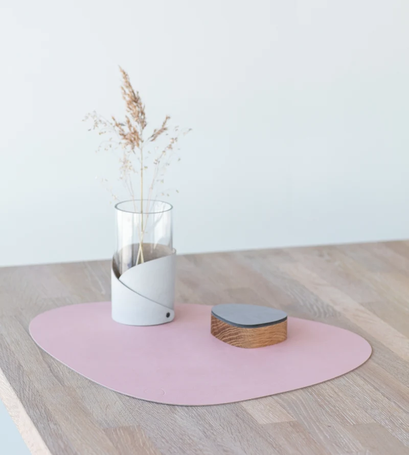 LIND DNA NUPO Tischset Curve L rose 37 x 44 cm