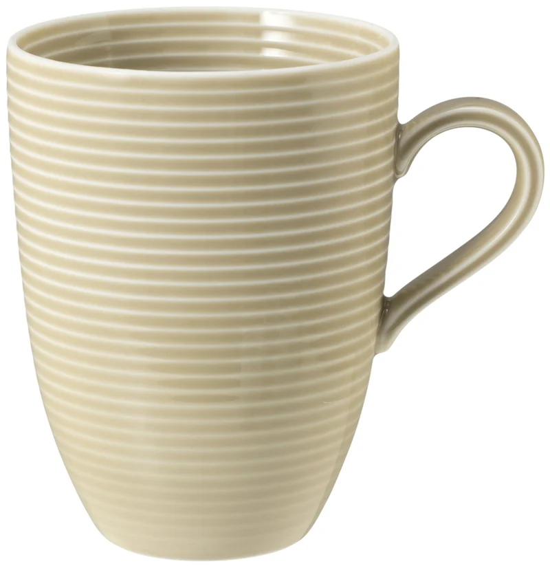 Seltmann Weiden Beat Sandbeige uni Becher mit Henkel 0,35 l