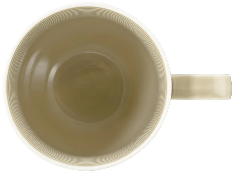 Seltmann Weiden Beat Sandbeige uni Becher mit Henkel 0,35 l