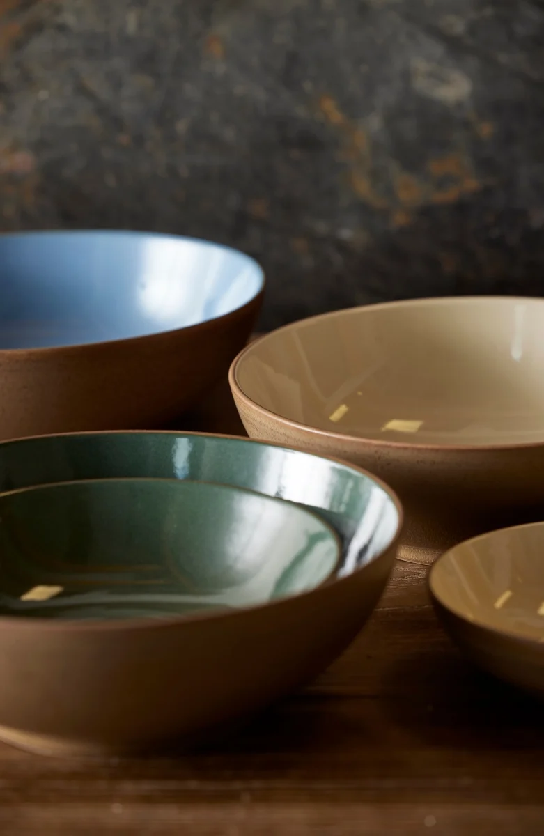 Bitz Salatbowl Wood/Sand 24 cm