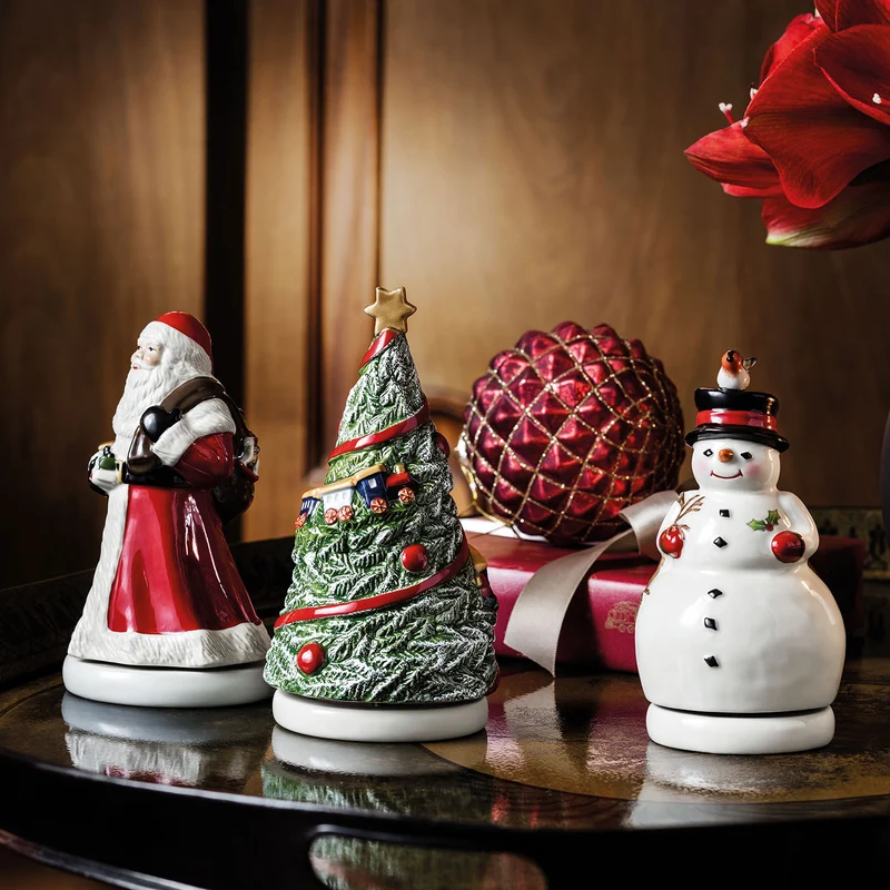 Villeroy & Boch Nostalgic Melody Schneemann drehend