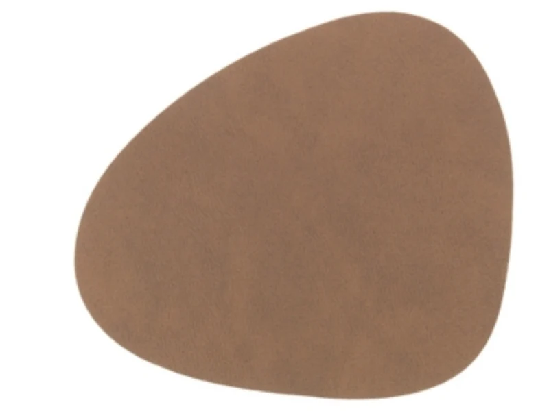 LIND DNA NUPO Untersetzer Curve brown 11 x 13 cm