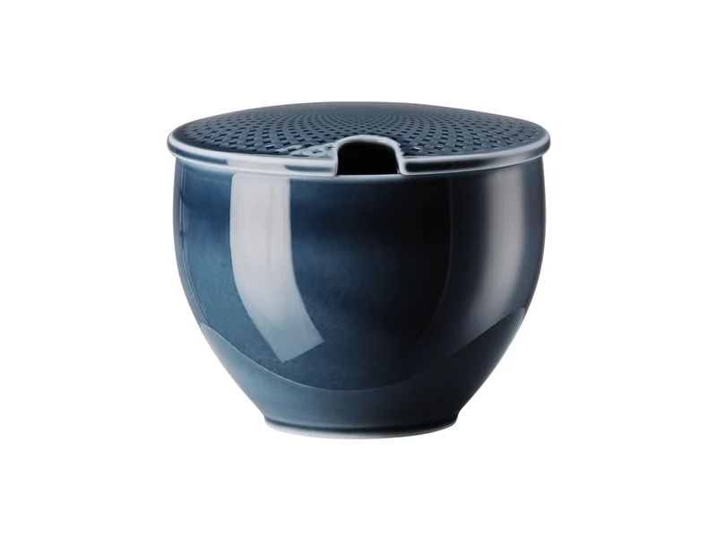 Rosenthal Junto Ocean Blue Zuckerdose mit Einschnitt