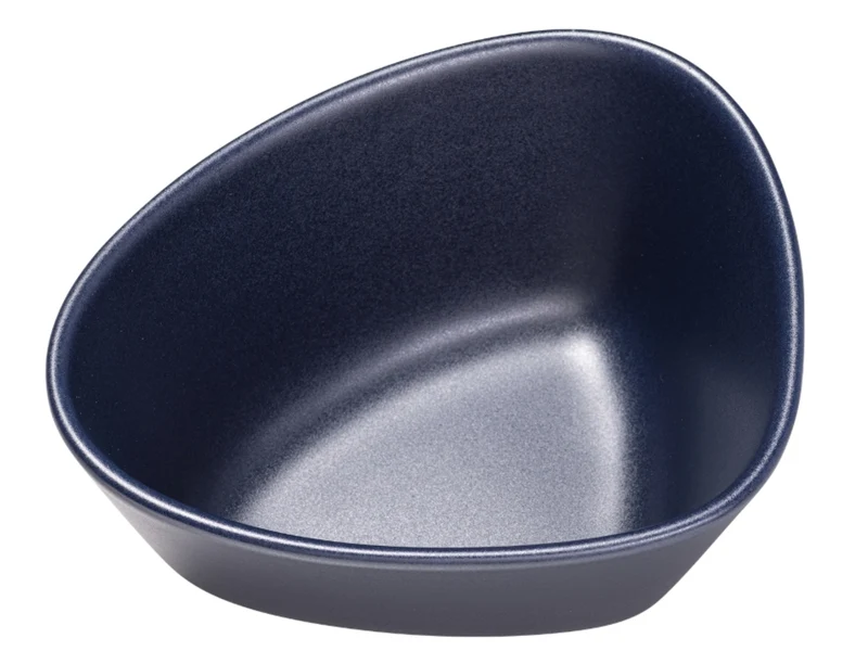 LIND DNA Curve Stoneware Bowl M navy blue