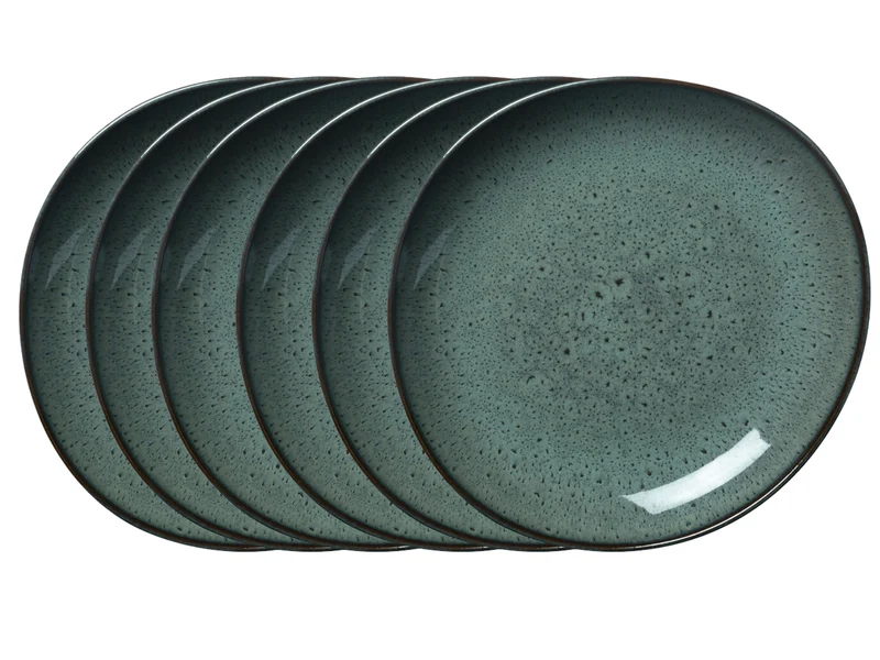 like. by Villeroy & Boch Lave gris Schale flach 28 cm Set6