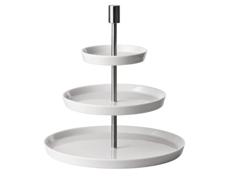 Thomas Loft Weiss Etagere rund 3tlg.