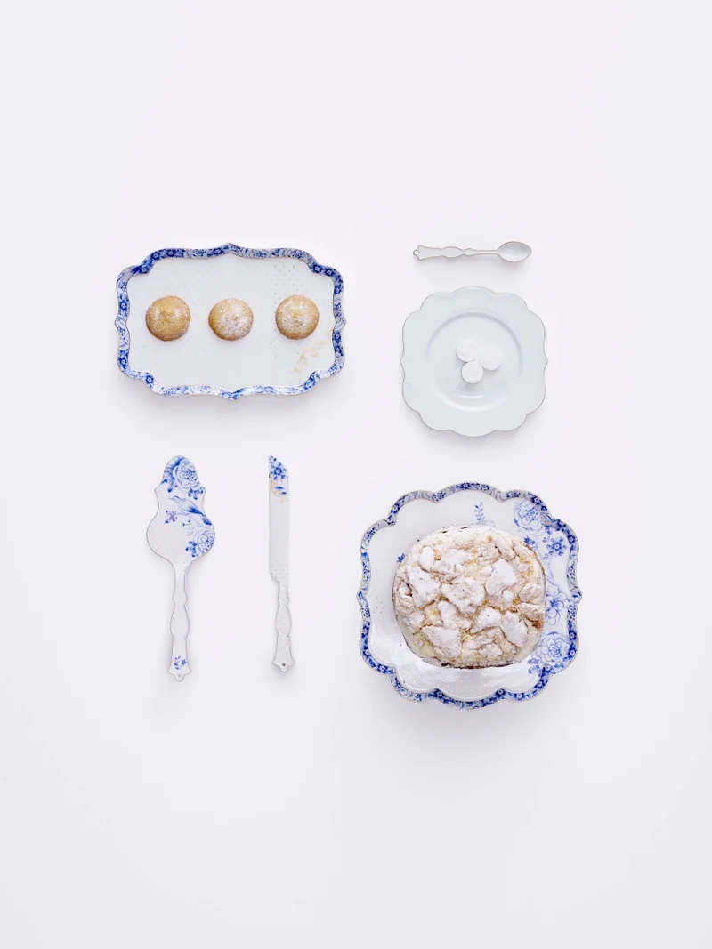 PIP STUDIO Royal White Tortenplatte auf Fuss 24 cm
