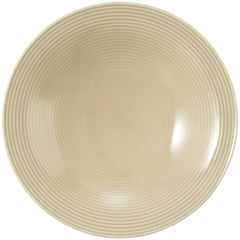Seltmann Weiden Beat Sandbeige uni Suppenteller rund 22,5 cm