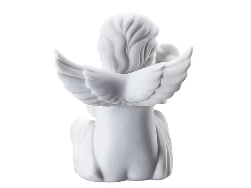 Rosenthal Engel mit Laterne klein Weiss matt 6,5 cm