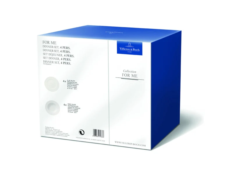 Villeroy & Boch For Me Dinner-Set 4 Personen