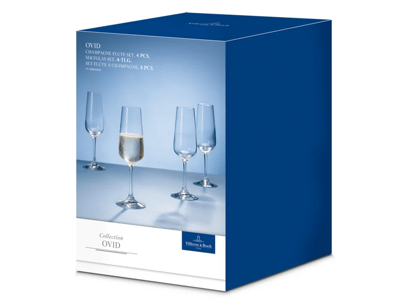 Villeroy & Boch Ovid Sektglas Set 4tlg.