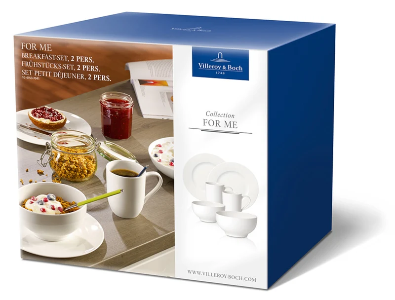 Villeroy & Boch For Me Frühstücks-Set 2 Personen