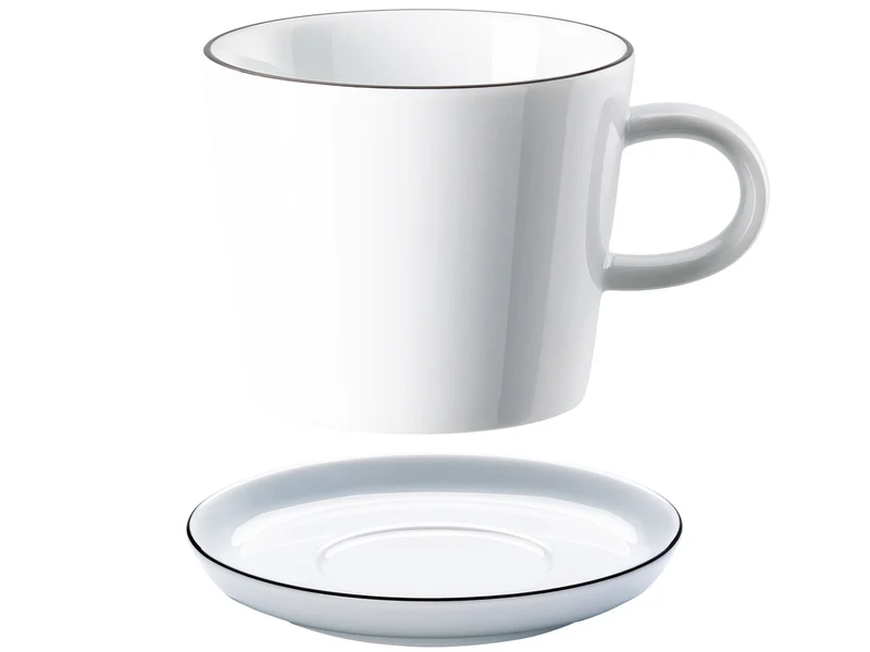 Arzberg Cucina Basic Colori Black Kombitasse 2tlg.