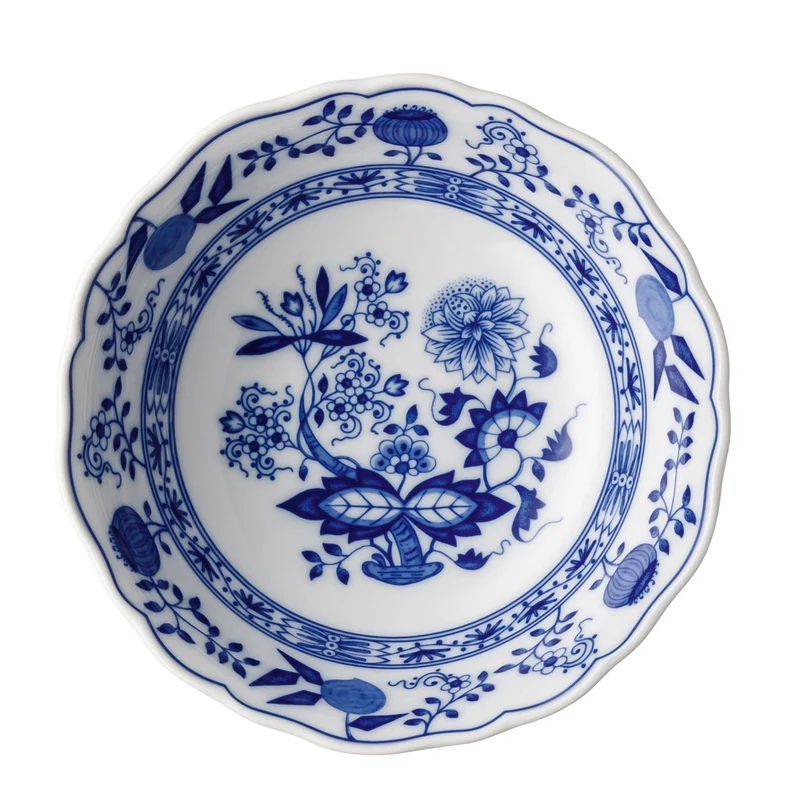 Hutschenreuther Blau Zwiebelmuster Dessertschale 16 cm