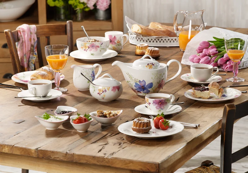 Villeroy & Boch Mariefleur Gris Teekanne für 6 Personen 1,2 l