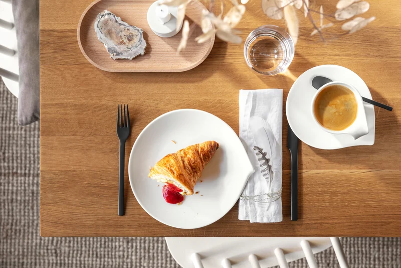 Villeroy & Boch Flow Gedeck 3tlg. mit Kaffeetasse (1034207010)