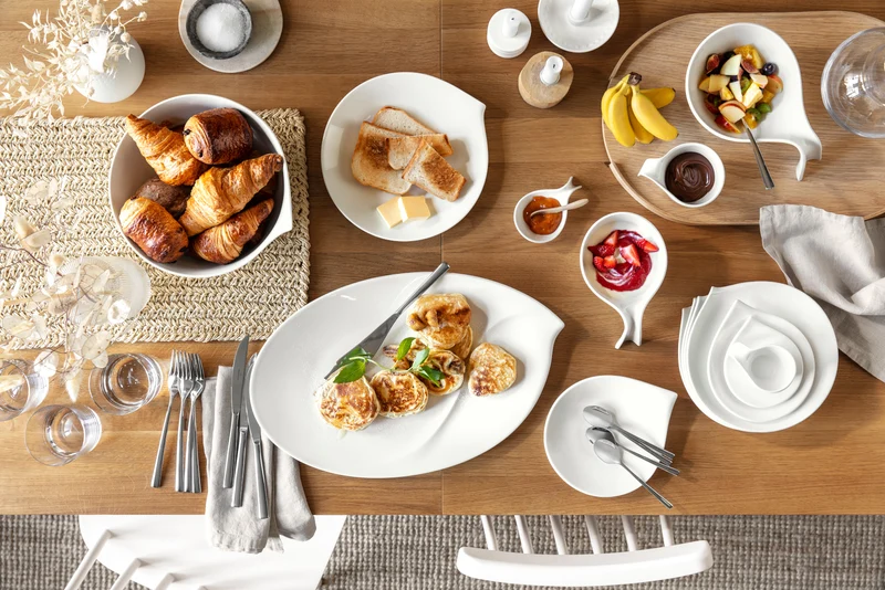 Villeroy & Boch Flow Gedeck 3tlg. mit Kaffeetasse (1034207010)