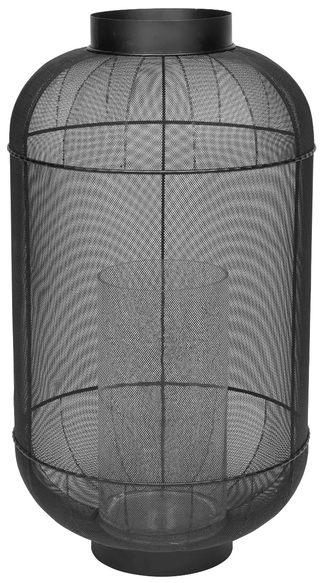 Broste Copenhagen Bull Laterne Metall/Glas black 82,5 cm