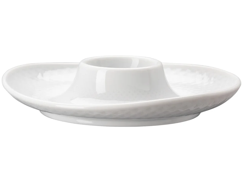 Rosenthal Junto weiss Eierbecher mit Ablage 13 cm