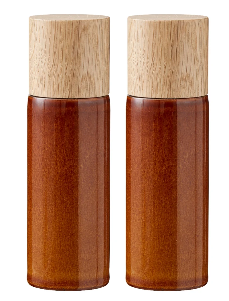 Bitz Salz-& Pfefferset amber 17 cm