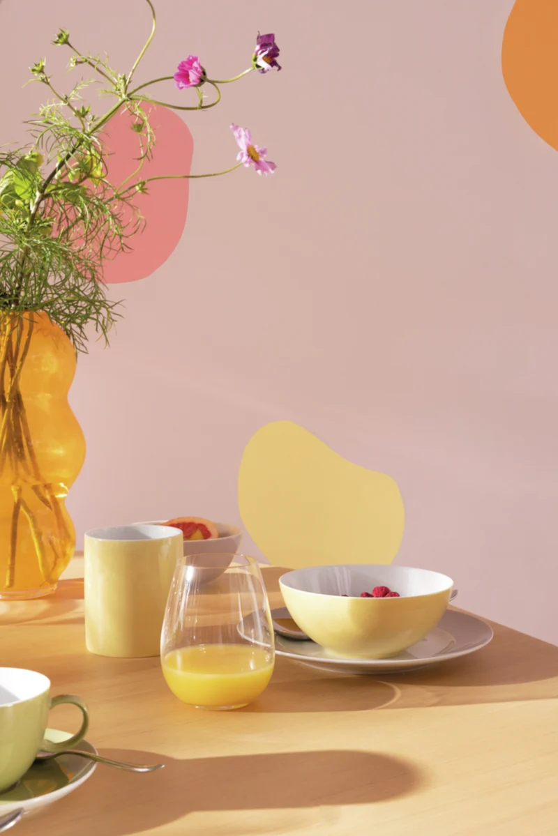 Thomas Sunny Day Soft Yellow Espr/Mokka-Obertasse 0,08l