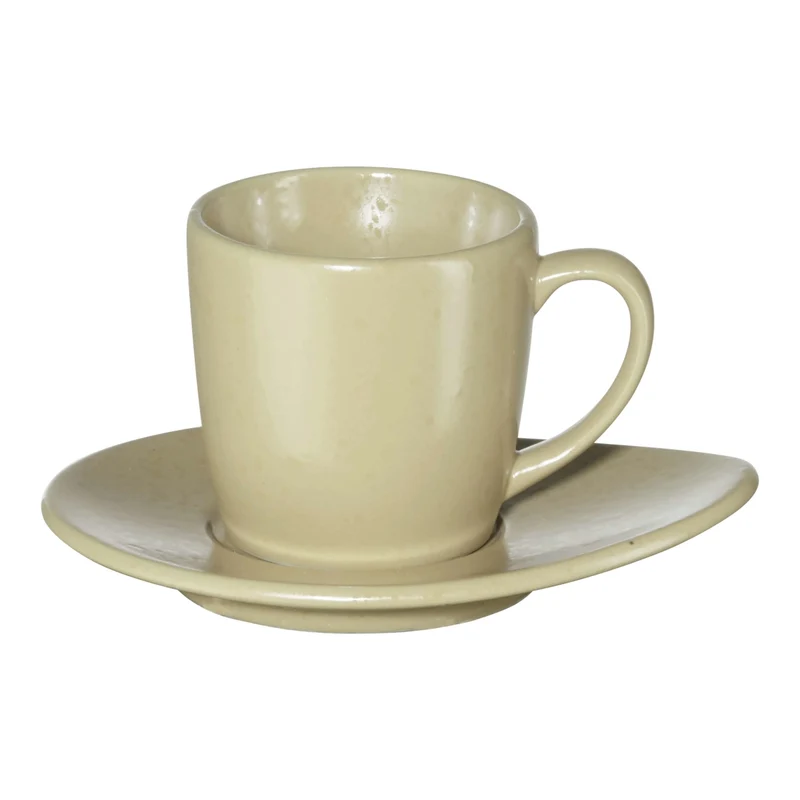 ASA CUBA Espressotasse mit Untertasse panna 0,06 l