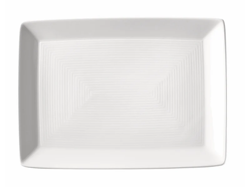 Thomas Trend Weiss Platte eckig 18 cm