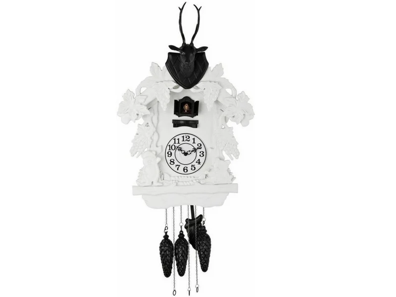 Giftcompany Cockoo Uhr, weiß, groß (70137) NEU