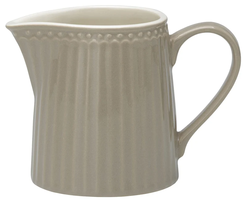 Greengate Alice Milchkännchen warm grey 0,25 l
