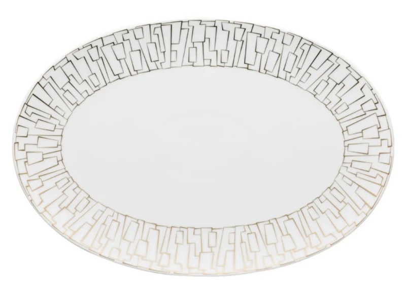 Rosenthal TAC Gropius Skin Gold Platte 34 cm