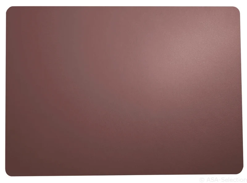 ASA Tischset Lederoptik plum 46 x 33 cm