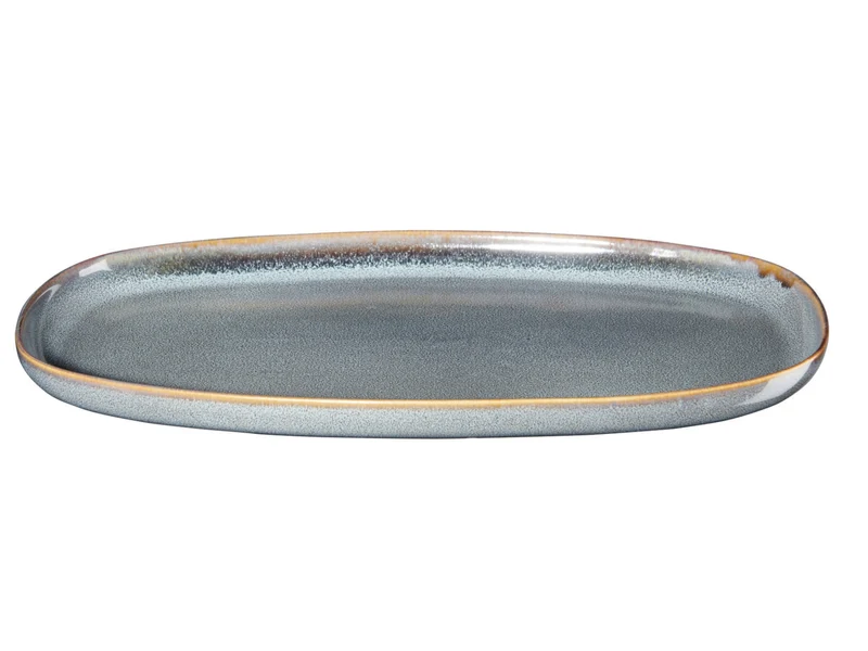 ASA SAISONS Platte oval denim 31 x 18 cm
