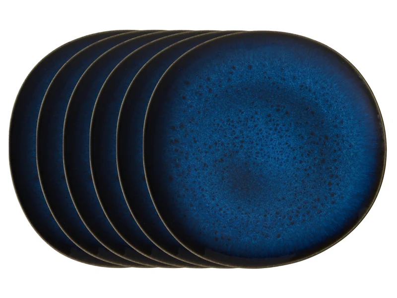 like. by Villeroy & Boch Lave bleu Frühstücksteller 23,5 cm Set6