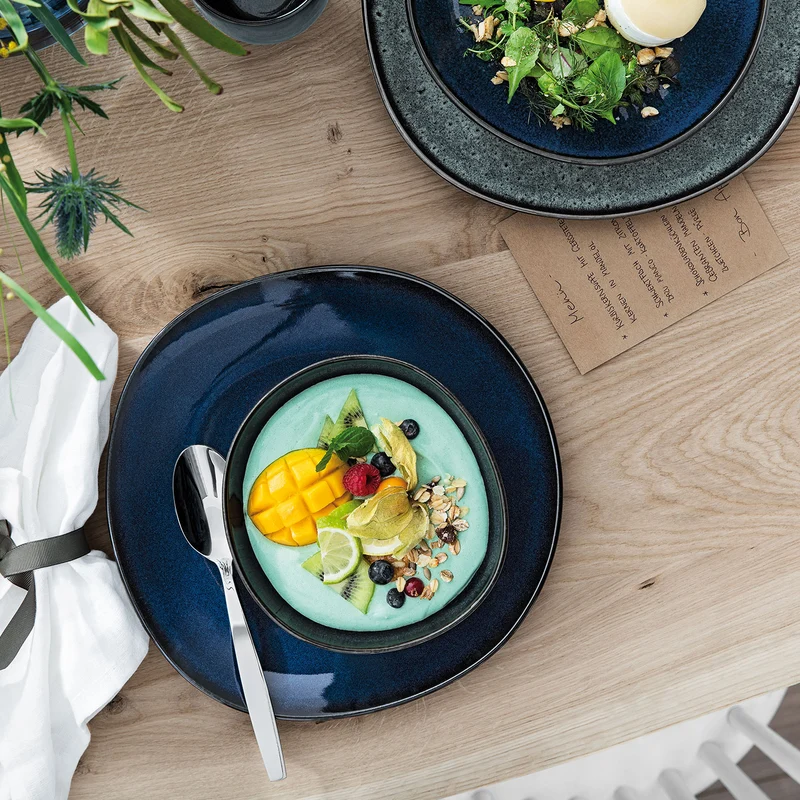 like. by Villeroy & Boch Lave bleu Frühstücksteller 23,5 cm Set6