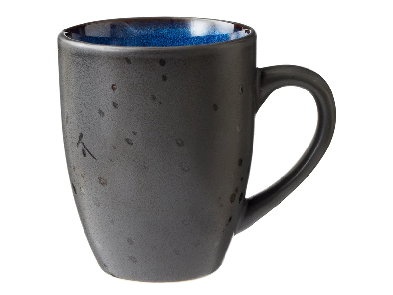 Bitz Becher mit Henkel black/grey/green/dark blue Set4