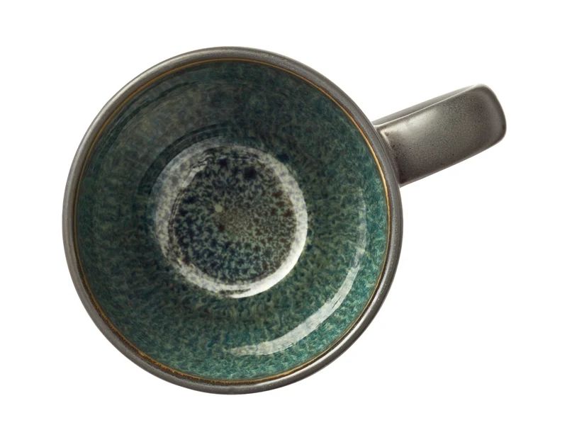 Bitz Becher mit Henkel black/grey/green/dark blue Set4