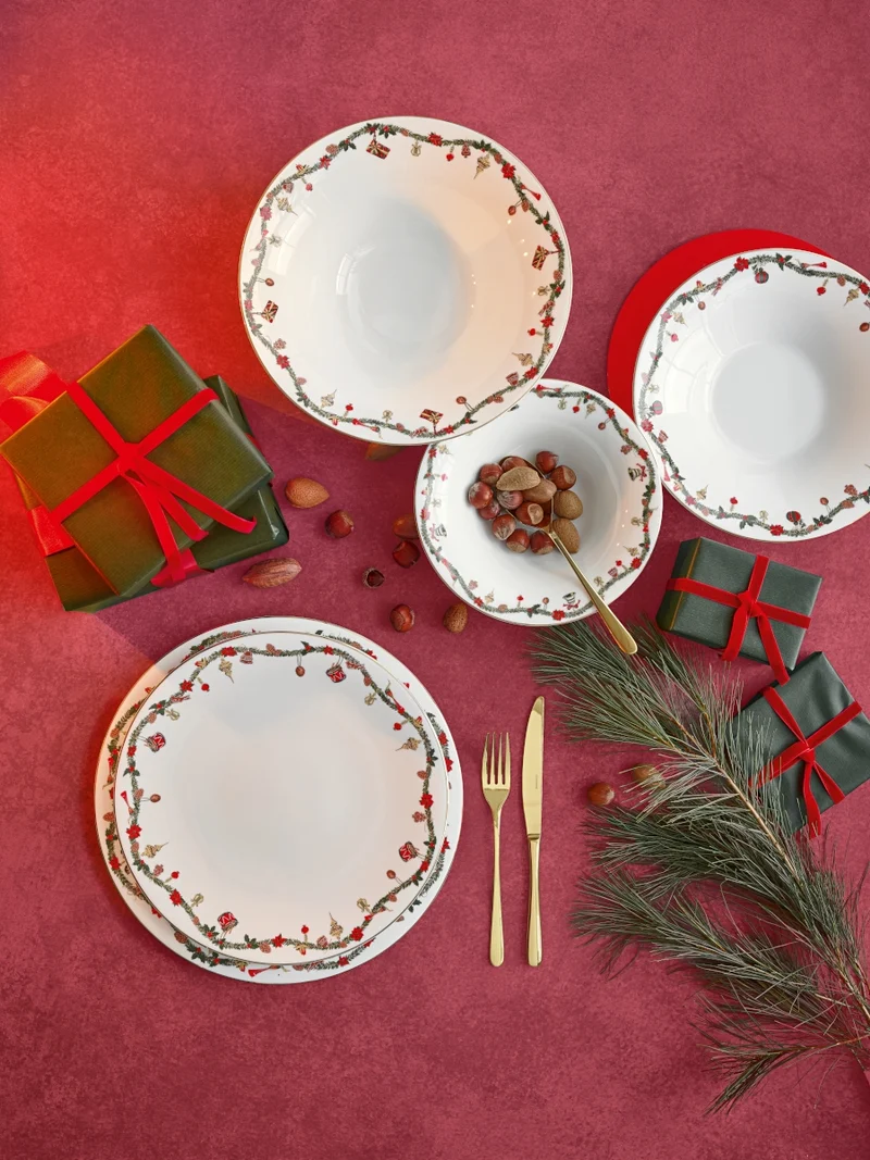 Hutschenreuther Nora Christmas Frühstücksset 18-tlg.