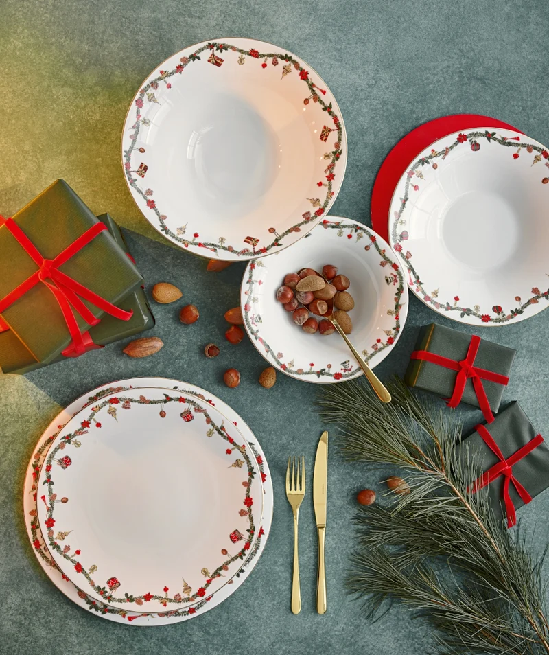 Hutschenreuther Nora Christmas Frühstücksset 18-tlg.