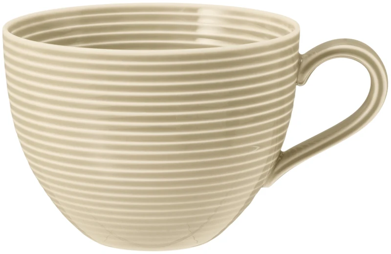 Seltmann Weiden Beat Sandbeige uni Milchkaffeeobertasse 0,35 l