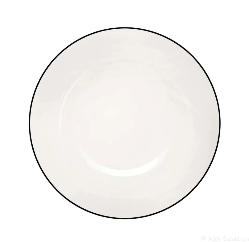 ASA à table ligne noire Pasta-/Suppenteller 22 cm