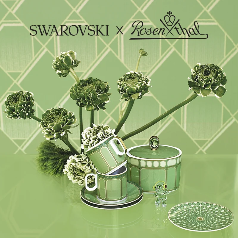 SwarosvkiXRosenthal Signum Fern Teller flach 10 cm